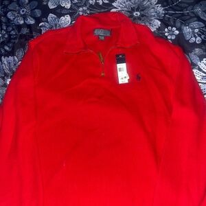 COPY - Ralph Lauren polo estate rib quarter zip new